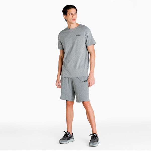 Essential Men's Knitted Regular Fit 10" Shorts, Medium Gray Heather, extralarge-IND